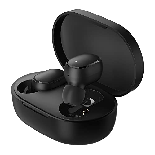 Xiaomi Redmi Buds Essential Auriculares Bluetooth 5.2, Calidad de Sonido HD, Llamada Clara, Batería de 18 Horas de Duración, IPX4 Resistente al Agua, Negro