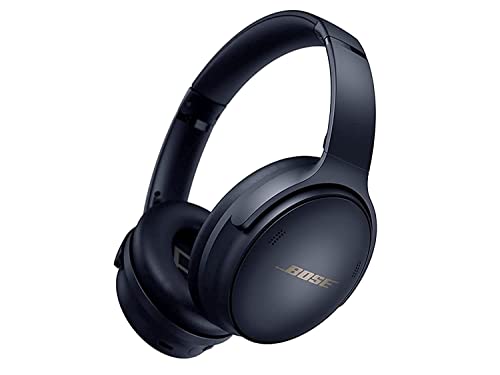 Bose QuietComfort 45 Auriculares inalámbricos Bluetooth con cancelación de Ruido y micrófono para Llamadas, azul noche [Exclusivo de Amazon]