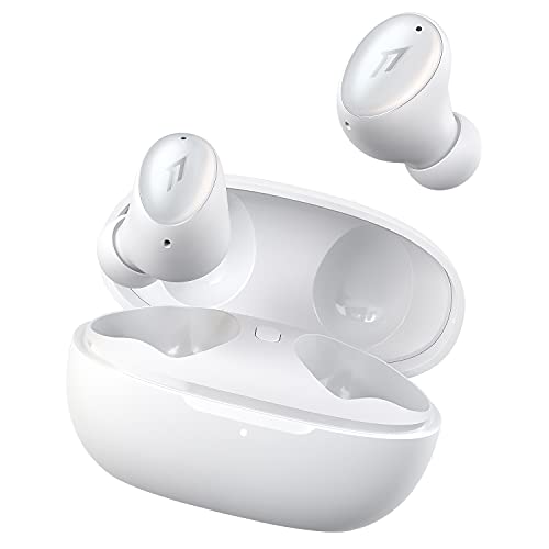 1More ColorBuds 2 Auriculares Inalámbricos Bluetooth 5.2, Cancelación Activa de Ruido, Micrófono CVC 8.0, SoundID Personalizado, Carga Rápida Inalámbrica, Reproducción de 24 Horas, IPX5, Blanco