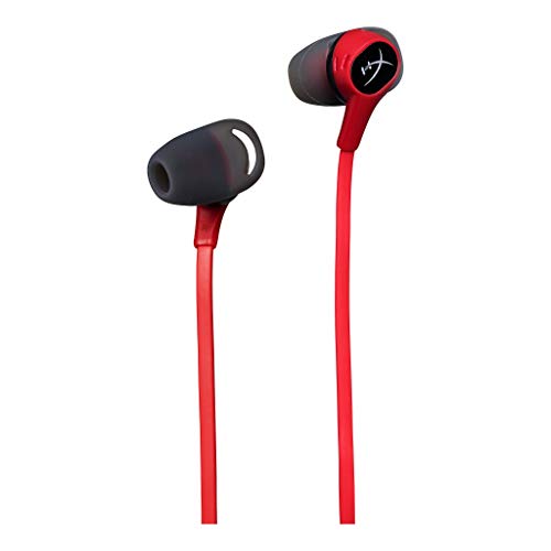 HyperX Earbuds – Auriculares con micrófono Integrado, color rojo