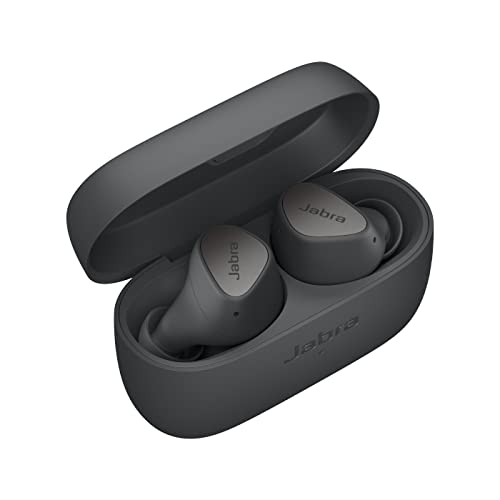 Jabra Elite 3 - Auriculares verdaderamente inalámbricos con aislamiento de ruido, Bluetooth, 4 micrófonos integrados para un sonido personalizable y modo mono, Gris Oscuro