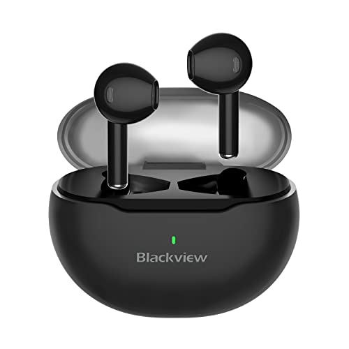 Blackview Auriculares Inalambricos, Airbuds 6 Auriculares Inalambricos Bluetooth 5.3, Cascos Inalambricos Bluetooth/Cancelación de Ruido/HiFi Estéreo/IPX7 Impermeable/Control Táctil