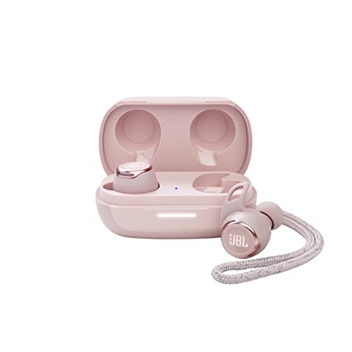 JBL REFLECT FLOW PRO Auriculares de botón inalámbricos In Ear deportivos con Bluetooth, cancelación de ruido adaptativa y protección IP68 contra el sudor,lluvia o polvo,hasta 30h de música,Color Rosa