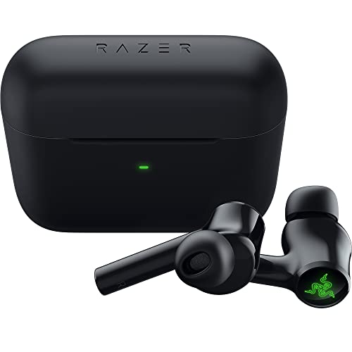 Razer Hammerhead Pro HyperSpeed - Auriculares inalámbricos para Juegos con Razer Chroma RGB (inalámbricos HyperSpeed, cancelación Activa de Ruido, Chroma RGB, Bluetooth 5.3) Negro