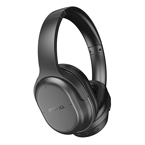 Amazon Brand Eono Auriculares inalambricos diseñados por Harman, cancelación de ruido Activa ANC, USB-C, 35+ Horas de reproduccion, Llamadas, Hi-Fi Bluetooth, negro