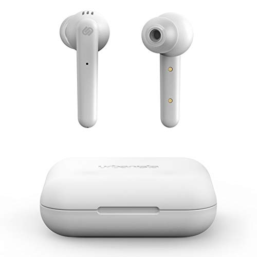 Urbanista Auriculares inalámbricos True Wireless Paris 20hrs de reproducción, Estuche de Carga inalámbrico y Bluetooth 5.0, Compatible con Android e iOS - Blanco