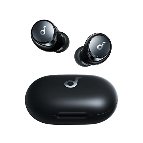 Soundcore by Anker Space A40 Auriculares Inalámbricos Cancelación Ruido Activo Adaptativo, 50H Tiempo Reproducción Total, Hi-Res Sonido LDAC, Ajuste Cómodo, 6 Micros, Carga inalámbrica, Carga rápida