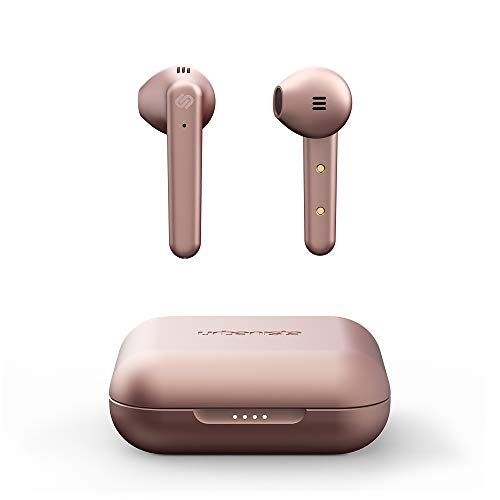 Urbanista Auriculares inalámbricos intraurales Stockholm Plus: 20+ hrs de reproducción, Auriculares IPX4 a Prueba de Agua, Auriculares Bluetooth 5.0, Controles táctiles y micrófono Mejorado, Rosa