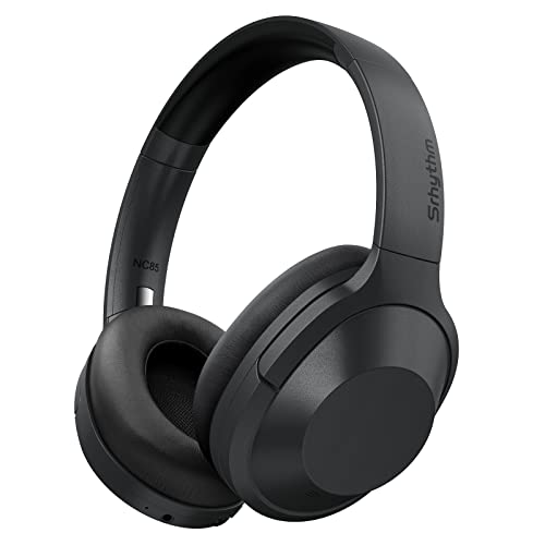 Srhythm NC85 Auriculares Híbridos, Dinámicos, con Cancelación de Ruido, Bluetooth, Inalámbricos, Circumaurales, con Sonido HD, Carga Rápida, Tiempo de Reproducción Ultralargo, Cambio Multimodo