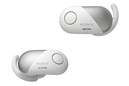 Sony WFSP700NW.CE7 - Auriculares deportivos totalmente inalámbricos (cancelación de ruido, modo sonido ambiente, Bluetooth), color blanco, con Alexa integrada