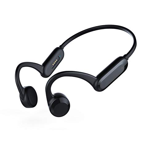 JFF Auriculares de conducción ósea para natación, IPX8 Reproductor de música MP3 de 8GB a Prueba de Agua Auriculares Deportivos inalámbricos Auriculares Micrófono con cancelación de Ruido Incorporado