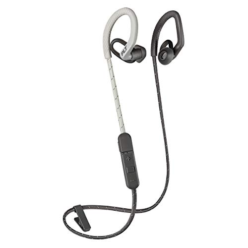 Plantronics BackBeat Fit 350 Bluetooth Auricular Deportivo, En la Oreja, Gris-Hueso, Uni