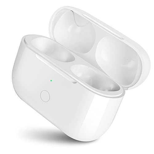 Hearkey Estuche de Carga Inalámbrica Compatible con Air Pods Pro 1 y Air Pods Pro 2, Reemplazo Original Wireless Charging Case con Botón de Sincronización Bluetooth