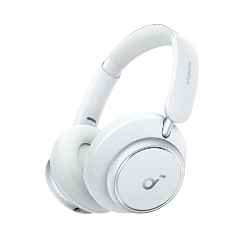 Soundcore Auriculares Inalámbricos Cancelación Ruido Activa Adaptativas by Anker Space Q45, hasta 98% Reducción Ruido, 50 h Reproducción, LDAC Hi-Res Audio Inalámbrico, Control App, Bluetooth 5.3