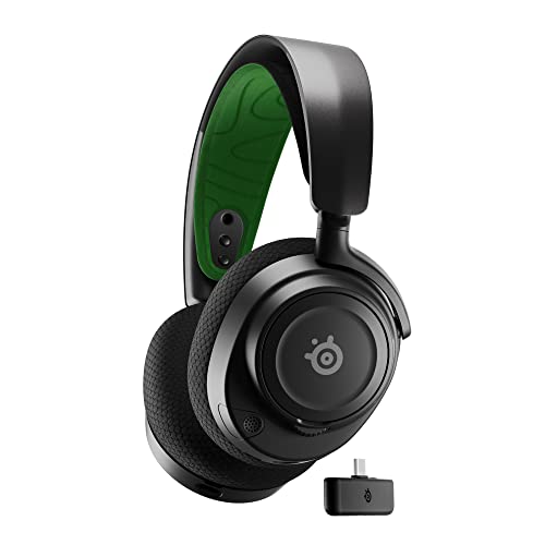 SteelSeries Arctis Nova 7X - Auriculares inalámbricos multisistema para juegos y móviles - Sistema acústico Nova - 2,4GHz + Bluetooth - Batería de 38 horas - USB-C - Serie Xbox X|S, PC, PS5, Switch