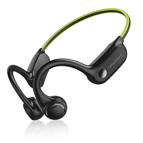 Auriculares Conduccion Osea, Auriculares Inalambricos Bluetooth 5.2, Auriculares Deportivos Ultraligeros, estéreo de alta fidelidad con micrófono, duración de 10 horas, usb c/tipo c, impermeable ip55