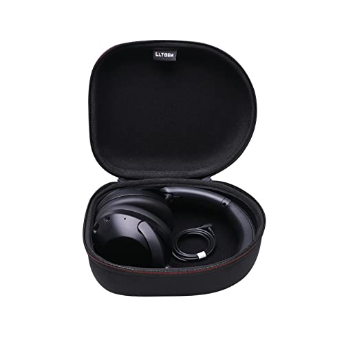 L LTGEM Funda rígida para auriculares Sony WH-CH510, Sony WH-1000XM5, WH-XB910N, WH-1000XM4, WH-CH710N, bolsa de viaje portátil (solo funda)