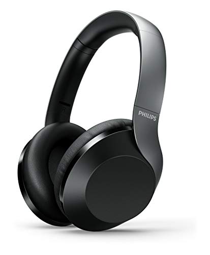 Philips H8505BK/00 - Auriculares inalámbricos de Diadema (Controlador de 40 mm, cancelación de Ruido Activo, 30 Horas de Tiempo de reproducción, Asistente de Voz, Carga rápida), Color Negro