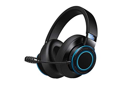 CREATIVE SXFI Air Gamer – Cascos de Juegos USB-C con Bluetooth 4.2, ANC CommanderMic, SXFI Battle Mode Optimized para FPS, 11 Horas de batería, GamerChat Compatible con PC, PS4 y Nintendo Switch