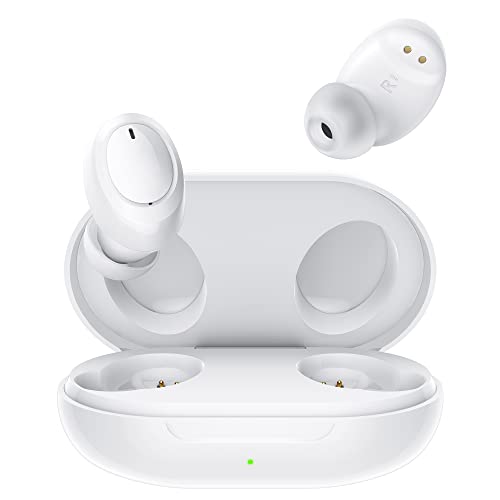 Oppo Enco W11 - Auriculares inálambricos, Bluetooth, Resistencia al agua IPX4 - Blanco