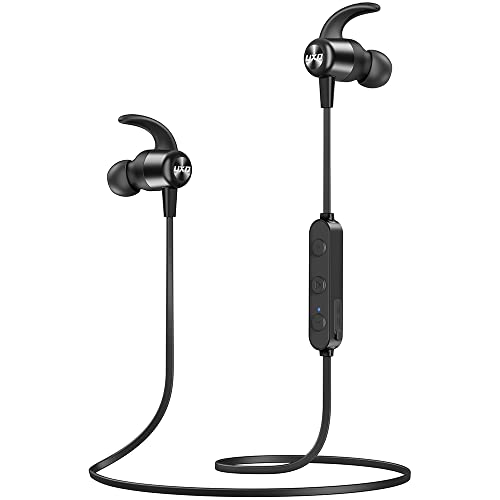 Auriculares Bluetooth 5.0, Auriculares Bluetooth Inalambrico con 20H Tiempo de Reproducción Sweatproof IPX7, CVC 8.0 Micrófono con Cancelación de Ruido, Auriculares Deportivos para Correr/Gimnasio