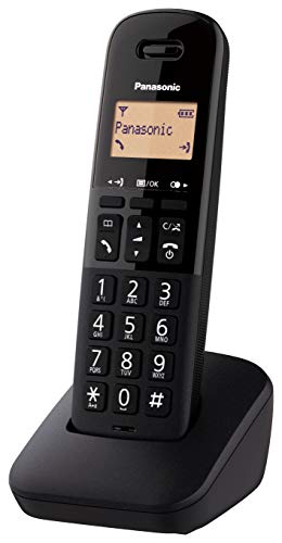 Panasonic KX-TGB610EB Teléfono inalámbrico DECT con bloqueo de llamadas molestas (paquete de un solo auricular) - Negro