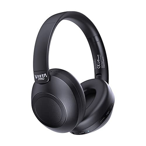 Vieta Pro Auricular Diadema Way 3, Bluetooth, Entrada Aux-in, micrófono Incluido, Radio FM, Gaming Mode, Dual Pairing y batería de hasta 50 Horas.