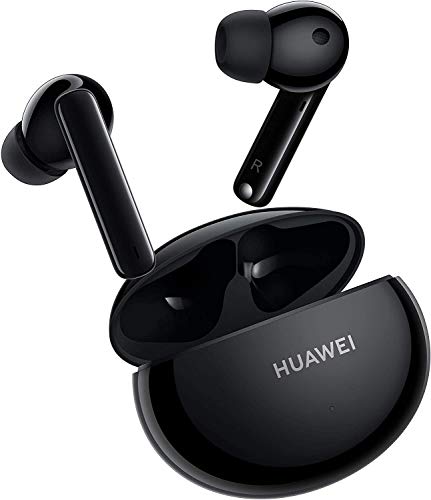 HUAWEI FreeBuds 4i - Auriculares inalámbricos con micrófono dual, cancelación activa de ruido, carga rápida, batería de larga duración, color negro