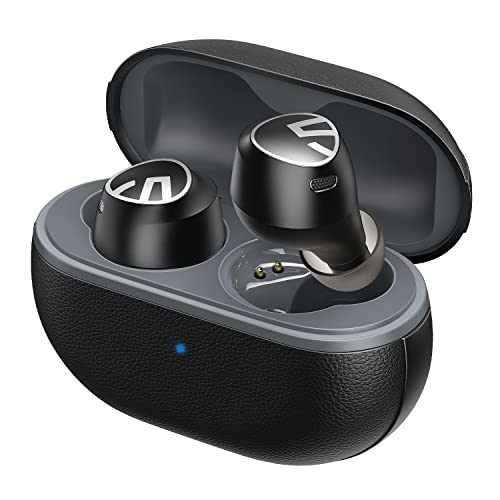 SoundPEATS Free 2 Classic Auriculares Bluetooth 5.1 Llamadas Claras Auriculares Inalámbricos con 30 Horas de Tiempo de Reproducción Auriculares Inalambricos Deportes, Control Táctil, IPX5 Impermeable