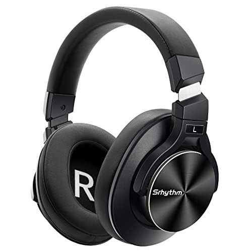 Srhythm NC75 Pro Auriculares Inalámbricos con Cancelación Activa de Ruido Bluetooth 5.3 - Micrófono, Carga Rápida, Hi-Fi, 40+ Horas de Reproducción