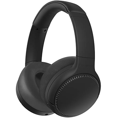 Panasonic RB-M500BE-K Auriculares Inalámbricos Bluetooth, Control por Voz, XBS Potenciador de Bajos, Cable de 1,2 m, Duración de la Batería de Hasta 30 h, Negro