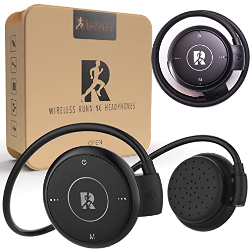 Auriculares para Correr diseñados por Runners: Auriculares inalámbricos con Banda para Cuello Bluetooth V5.0 para Ejercicio Deporte, Trotar, Gimnasio, Entrenamiento, maratón, Auriculares para Correr