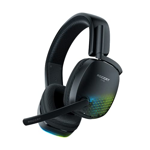 Roccat - Auriculares Gaming inalámbricos 3D con iluminacion RGB Syn Pro Air para PC (Windows)