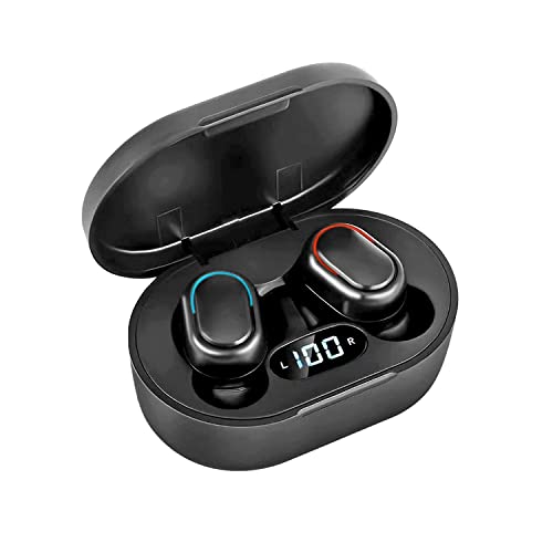 KASSPO Auriculares Bluetooth en la Oreja, Auriculares inalámbricos Bluetooth 5.0 HiFi Sonido estéreo, IPX7 Impermeable Auriculares inalámbricos Control de botón, Auriculares inalámbricos