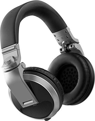 Pioneer HDJ-X5 Circumaural Diadema Plata - Auriculares (Circumaural, Diadema, Alámbrico, 5 - 30000 Hz, 1,2 m, Plata)