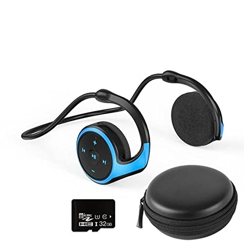 ZCLS Auriculares inalámbricos Bluetooth Oreja Abierta HiFi Auriculares Deportivos Auriculares Impermeables con Soporte de micrófono Tarjeta TF Radio FM Mp3