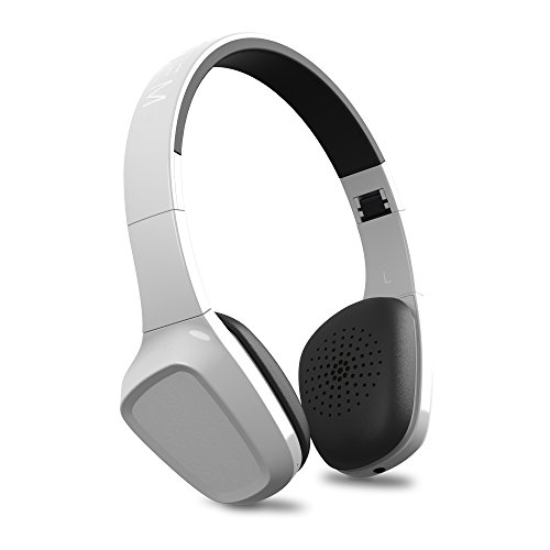 Energy Sistem Headphones 1 Bluetooth, Blanco (Auriculares inalambricos, Bluetooth, Micrófono, Control de Llamadas, Batería Recargable, ultraligeros, Diadema Regulable y Almohadillas con rotación)