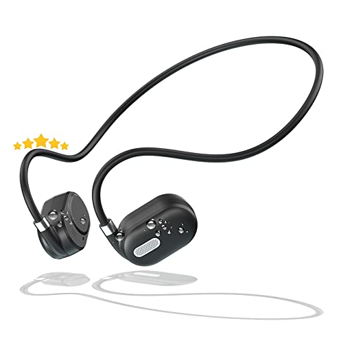 Auriculares Bluetooth de conducción de Aire, Cuffie Bluetooth Deportivos de Alta fidelidad con micrófono, Auriculares de conducción ósea Abiertos，para Deportes al Aire Libre, Gimnasio, Ciclismo