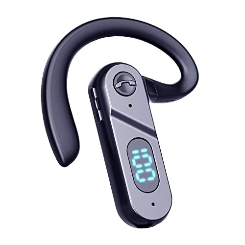 FAYAZ Auriculares Bluetooth de un Solo oído Bluetooth 5.2,Auriculares Bluetooth de Conducción ósea, Auricular Inalámbrico con Cancelación de Ruido Durante Negocios/Oficina/Conducción