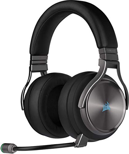 CORSAIR VIRTUOSO RGB SE - Auriculares inalámbricos para juegos, gris