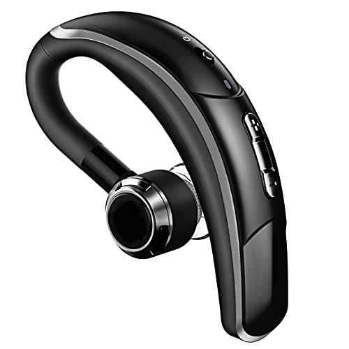 Manos Libres Auricular Bluetooth Auricular inalámbrico Bluetooth Mano Libre con tecnología de Captura de Voz Clara Auricular Bluetooth para iPhone Samsung Huawei Sony, etc (Negro)