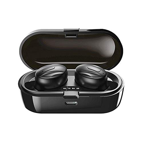 Auriculares Bluetooth, 2020 Nuevos Auriculares Inalámbricos Bluetooth IPX5 Auriculares Inalámbricos Bluetooth Deportivos Impermeables con Estuche de Carga para iOS Android PC Pad (NE-1)