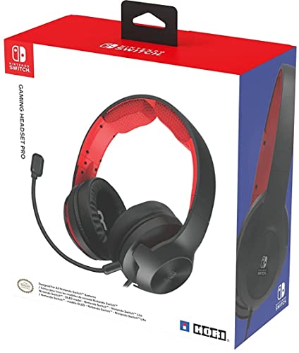 HORI - Auriculares Gaming Pro - Licencia oficial (Nintendo Switch)