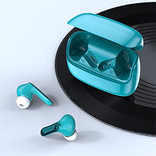 GOSANO Auriculares inalámbricos, Auriculares Bluetooth, Bajo de Profundidad de la Prima de Sonido sumergido, Control táctil, Carga USB-C, 10H Tiempo de Juego, para Deporte, Correr, Entrenamiento,Azul