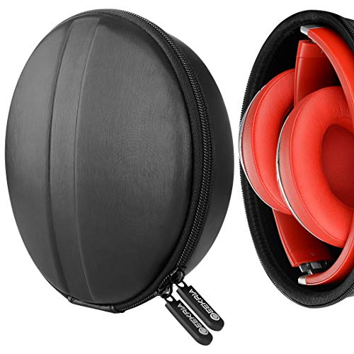 Geekria UltraShell - Funda para Auriculares Compatible con Beats Studio 3.0 Wireless, Studio 2.0, Executive Case, Funda rígida de Repuesto para Viaje con Almacenamiento de Accesorios (Negro)