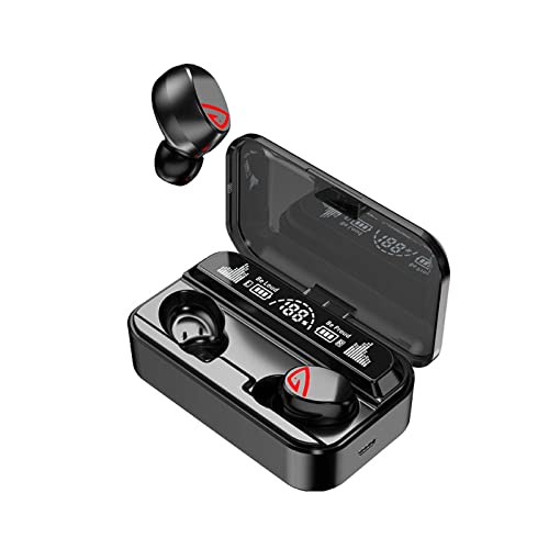 NA Gaming In-Ear Headphones 10 Hours of Continuous Use Binaural Bluetooth Subwoofer 9D Music with Charging Bin Digital Display Fast Charging Waterproof with Reverse Mobile Phone Charging