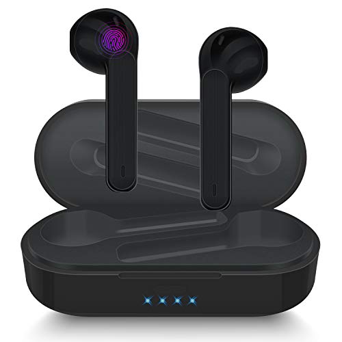 Auriculares Bluetooth Soicear Auriculares Inalámbricos Bluetooth 5.0 Estéreo In Ear Auriculares Deporte,Reproducción de 25 Horas, Control Táctil para Xiaomi, Apple, Android