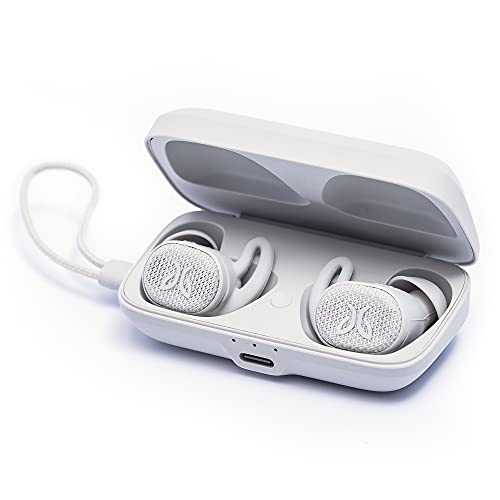 Jaybird Vista 2 Auriculares Inalámbricos Deportivos Bluetooth con Funda de Carga – ANC, Ajuste Deportivo, 24h de batería, Auriculares Impermeables Duraderos, Llamadas con Sonido Premium, Gris