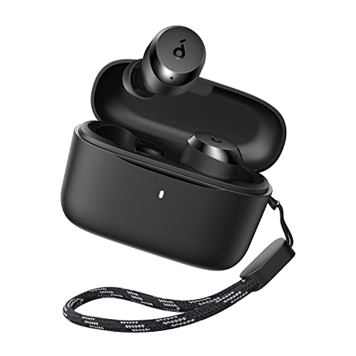 Soundcore Auriculares Bluetooth 5.3 by Anker A20i, Auriculares inalámbricos, App, Sonido Personalizado, 28H Reproducción, Llamadas nítidas con AI, Modo Auricular Único, Diseñado portátiles