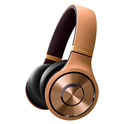 Pioneer Superior Club Sound SE-MX9-T - Auriculares de diadema cerrados (micrófono integrado, control remoto, impedancia 32 Ohmios, sensibilidad: 106 Db), bronce